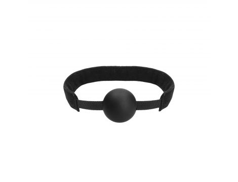 Silikonowy knebel z kulką Ouch! regulowany 62,5 cm - 2