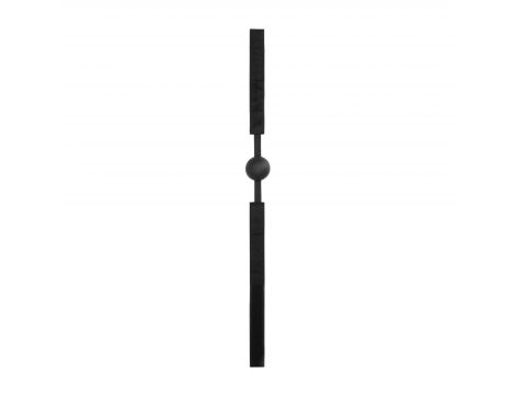Silikonowy knebel z kulką Ouch! regulowany 62,5 cm - 5