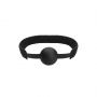 Silikonowy knebel z kulką Ouch! regulowany 62,5 cm - 3