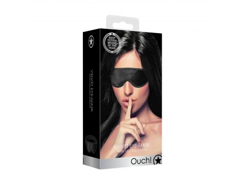 Opaska na oczy regulowana Ouch! czarna - 4