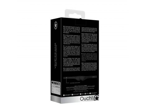 Opaska na oczy regulowana Ouch! czarna - 2