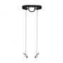 Knebel ringowy z zaciskami na sutki Ouch! silikonowy 62 cm - 3