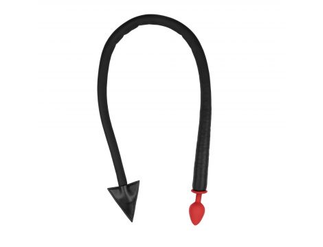 Korek analny silikonowy Devil's Tail Ouch! czerwony - 3