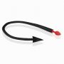 Korek analny silikonowy Devil's Tail Ouch! czerwony - 7