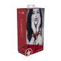 Kajdanki Milan Collection Ouch czarny czerwony - 2