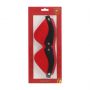 Opaska na oczy Milan Ouch czarno czerwona - 5