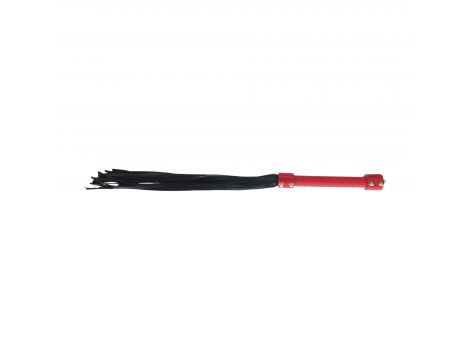 Flogger Milan Collection Ouch czarny czerwony - 3