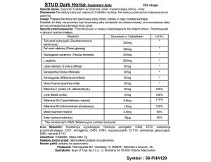 Tabletki na erekcję Stud Dark Horse Pharmquests 10 sztuk