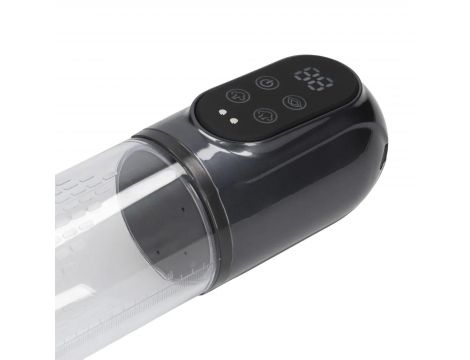 Automatyczna Wodoodporna Pompka Penisa i Masturbator Gun Metal - 7