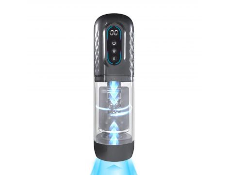 Masturbator pompka Vortex ssąco rotacyjny Pumped 30 cm
