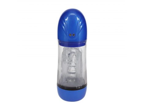 Pompka ssąca wibracyjna SonicPull Pumped niebieska 25 cm - 2