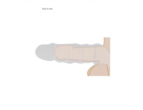 Przedłużka na penisa RealRock TPE 17 cm - 7