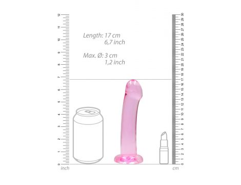 Dildo nerealistyczne RealRock z przyssawką 17 cm - 2