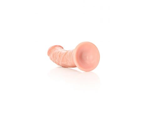 Dildo realistyczne zakrzywione RealRock z przyssawką 18 cm - 3