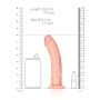 Dildo realistyczne zakrzywione RealRock z przyssawką 18 cm - 7
