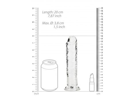 Straight Realistic Dildo with Suction Cup - 7'' / 18 - 5