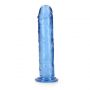 Dildo realistyczne RealRock przezroczyste z przyssawką 23 cm - 3