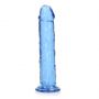 Dildo realistyczne RealRock przezroczyste z przyssawką 23 cm - 6
