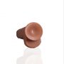 Dildo realistyczne RealRock grube z moszną cieliste 20 cm - 4