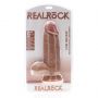 Dildo realistyczne RealRock grube z moszną 23 cm cieliste - 5