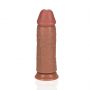 Dildo realistyczne RealRock grube proste 23 cm beżowe - 2