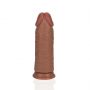 Dildo realistyczne RealRock grube proste 23 cm beżowe - 7