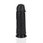 Dildo realistyczne RealRock grube proste bez jąder 25 cm czarne - 8
