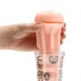 Masturbator waginalny RealRock Easy Rider cielisty TPE 21,5 cm - 10