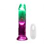 Wibrator LED RealRock przezroczysty TPE 16,5 cm - 3