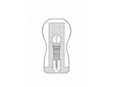 Masturbator analowy Easy Rider ShotsToys 15.7 cm wodoodporny - 2