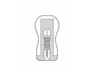 Masturbator analny Real Skin Dark Easy Rider ShotsToys 15,7 cm