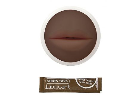 Masturbator usta Dark Easy Rider ShotsToys 15,7 cm - 3
