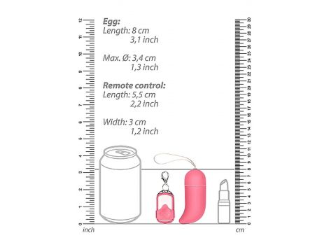 Wireless Vibrating G-Spot Egg - Big - Pink - 2
