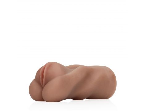 Masturbator waginalny Nauczycielka S-Line opalony TPR 10 cm - 3