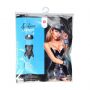 Kostium policjantki wetlook S Line czarny S/M - 2
