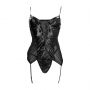 Kostium policjantki wetlook S Line czarny S/M - 6