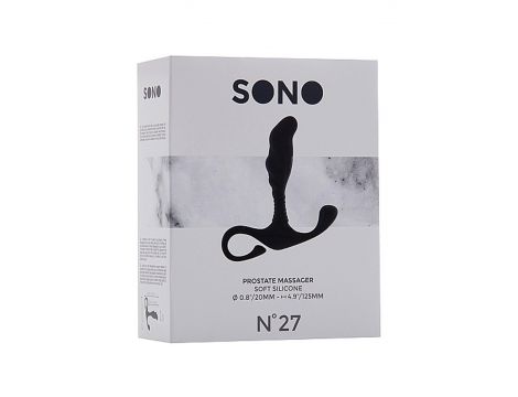 Masażer prostaty Sono No.27 silikonowy ABS czarny