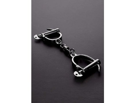 Kajdanki regulowane Steel stal nierdzewna 6 cm - 2