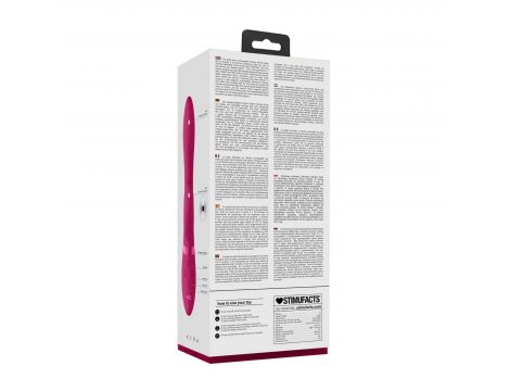 Wibrator króliczek silikonowy Vive Kyra różowy USB 21 cm - 10