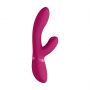 Wibrator króliczek silikonowy Vive Kyra różowy USB 21 cm - 6