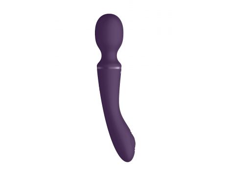 Różdżkowibrator silikonowy Vive Enora fioletowy USB 22 cm - 5