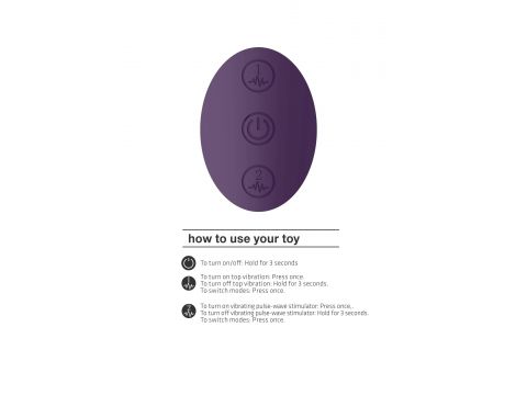 Różdżkowibrator silikonowy Vive Enora fioletowy USB 22 cm - 8