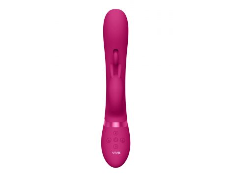 Wibrator króliczek Vive Tama różowy USB 27,6 cm - 2