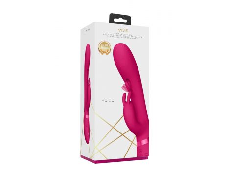 Wibrator króliczek Vive Tama różowy USB 27,6 cm - 7