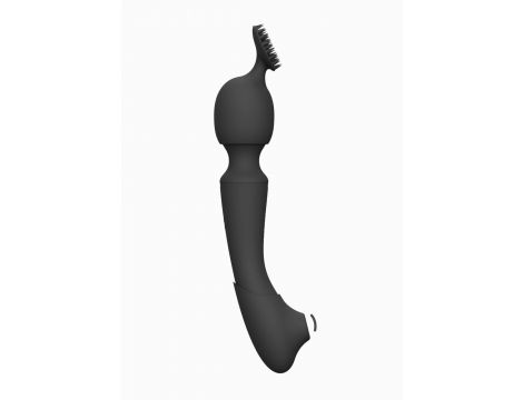 Stymulator łechtaczki Vive Nami czarny silikonowy USB - 8