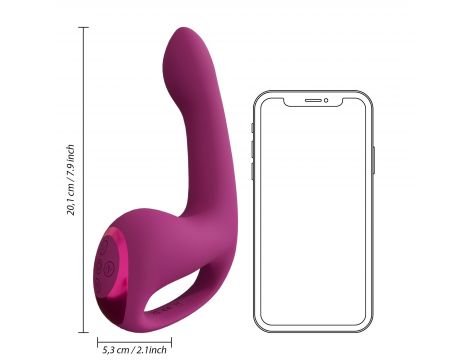 Wibrator punktu G Vive Riko różowy USB - 7
