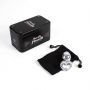 CLEAR CRYSTAL HEART METAL BUTT PLUG S - 4
