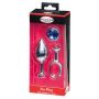 MALESATION Alu-Plug with handle & crystal large, chrome - 2