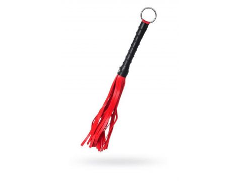 Flogger zamszowy Anonymo czerwony 28 cm - 2