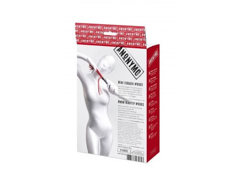 Flogger zamszowy Anonymo czerwony 28 cm - 3